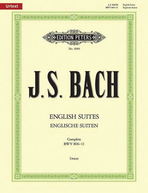 Cover: 9790577084923 | English Suites BWV 806-811, Complete in one volume | Bach | Buch