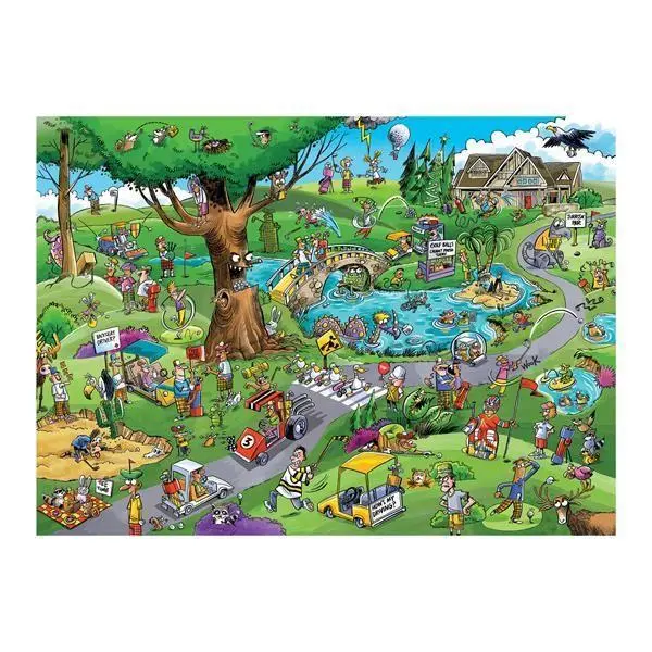 Bild: 625012445023 | Verrückter Golfplatz 1000 Teile | PUZZLES | Spiel | 3844502 | Deutsch