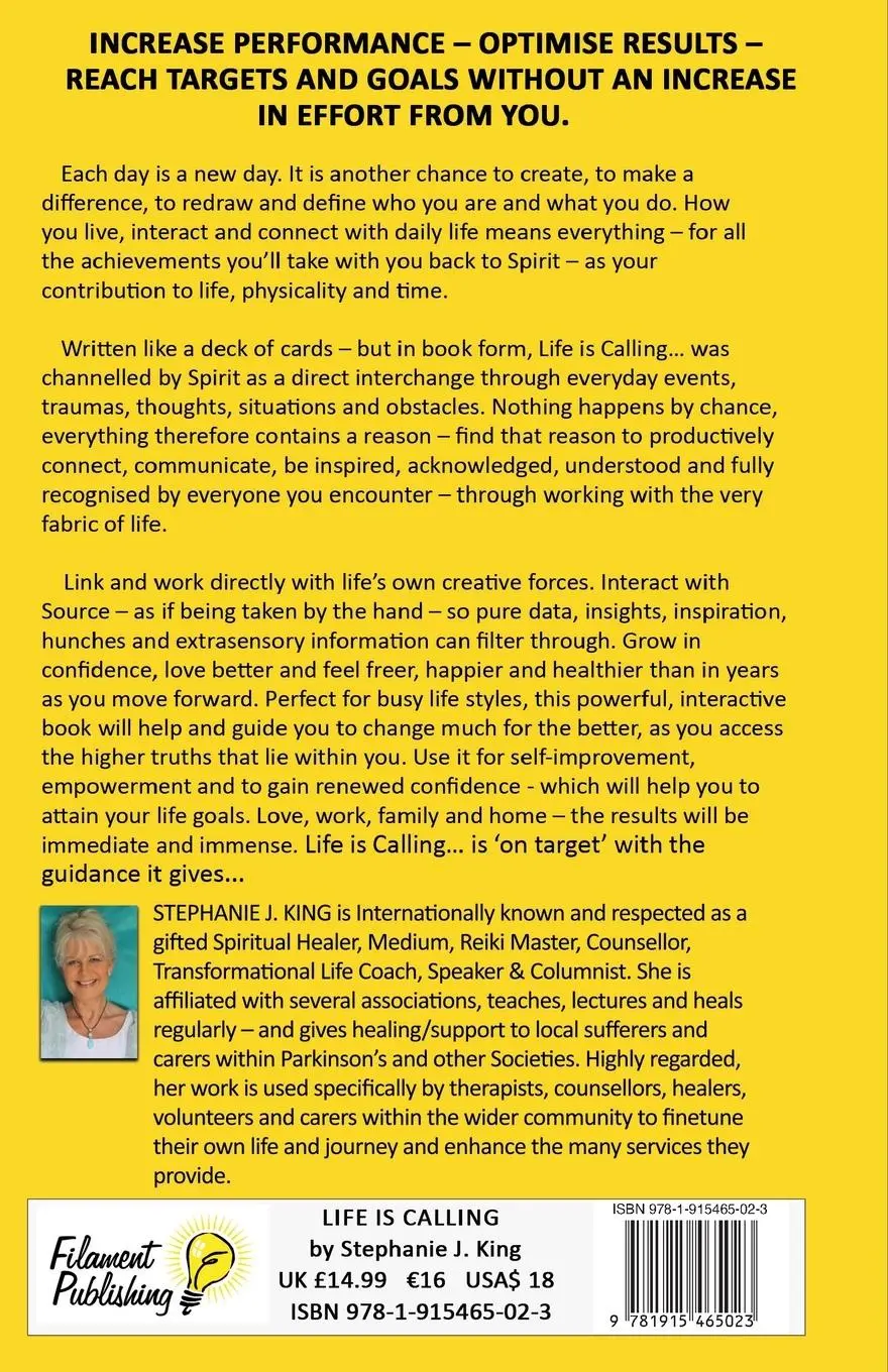 Rückseite: 9781915465023 | Life is Calling | Stephanie J. King | Taschenbuch | Englisch | 2022