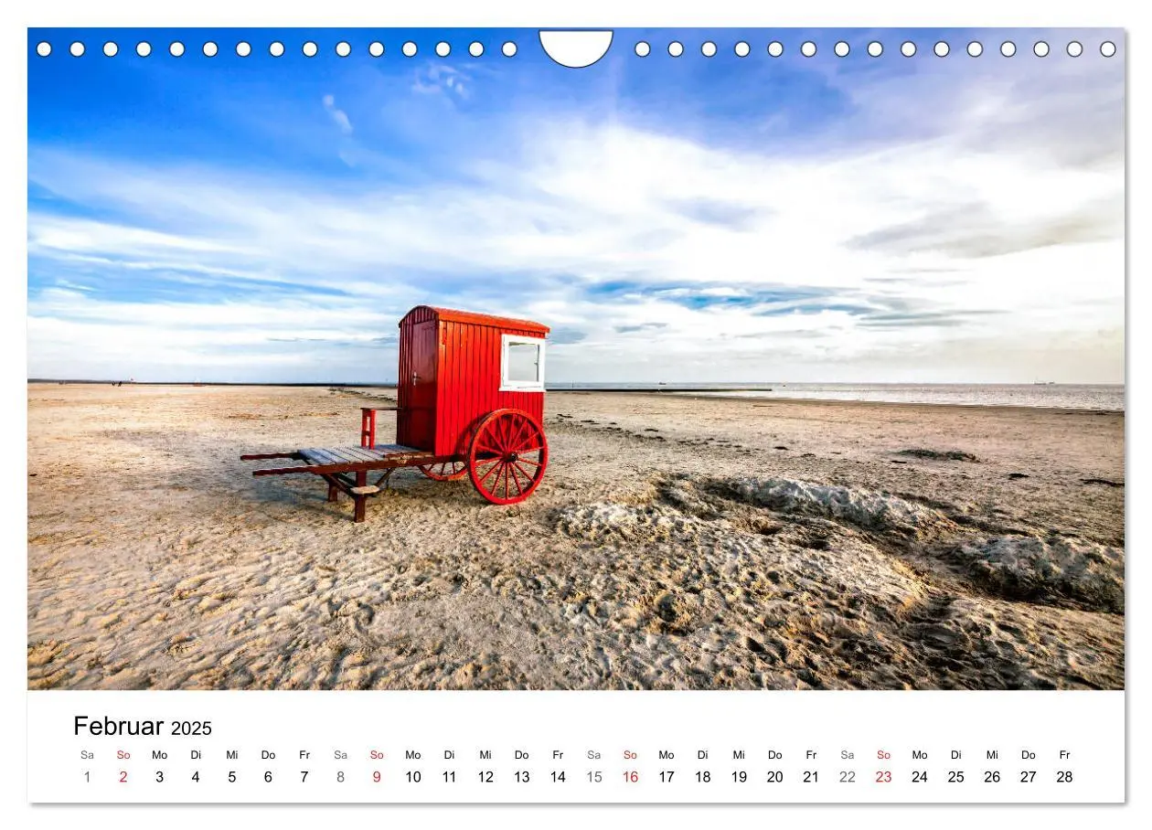 Bild: 9783435495023 | Borkum - Inselblicke (Wandkalender 2025 DIN A4 quer), CALVENDO...