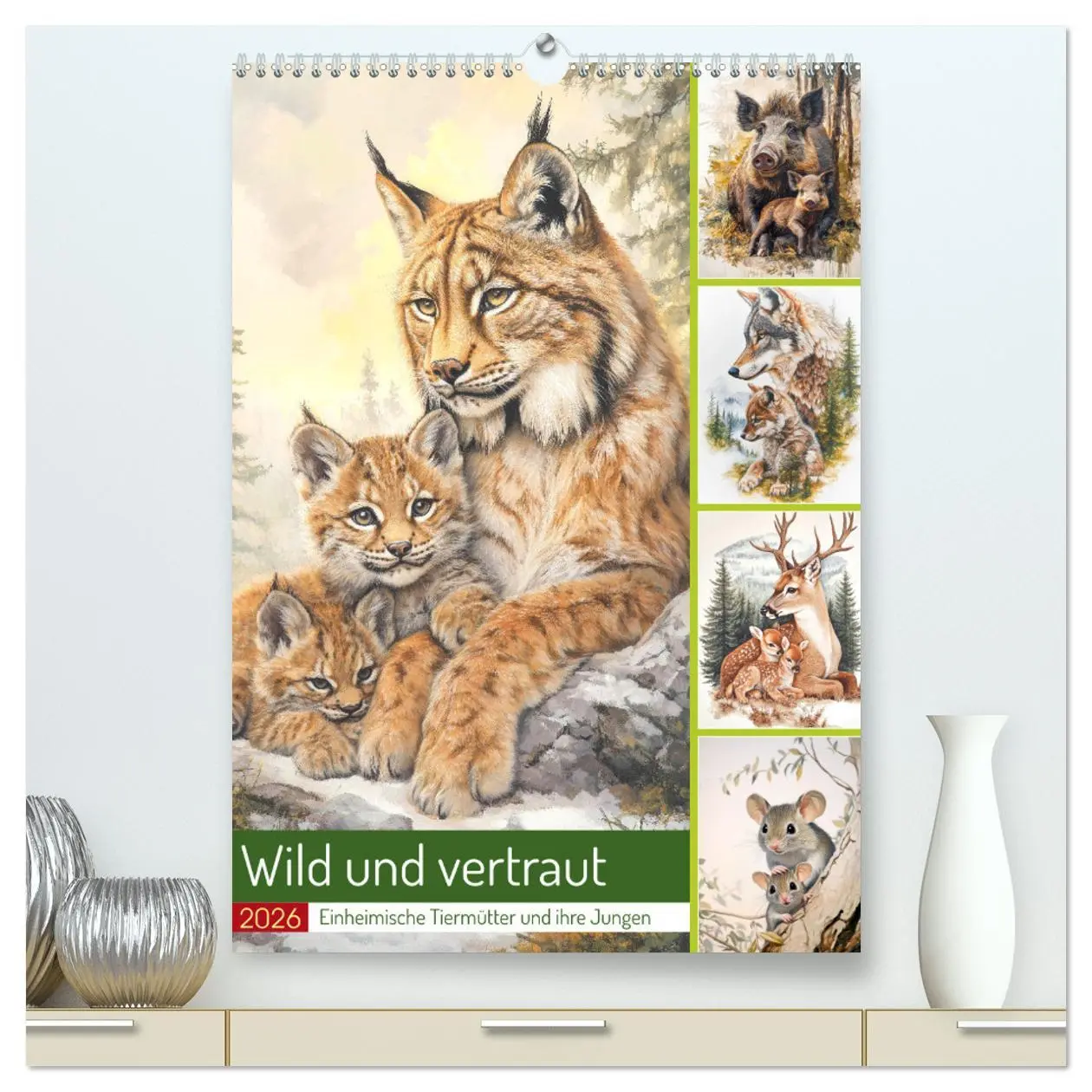 Cover: 9783457275023 | Wild und vertraut (hochwertiger Premium Wandkalender 2026 DIN A2...