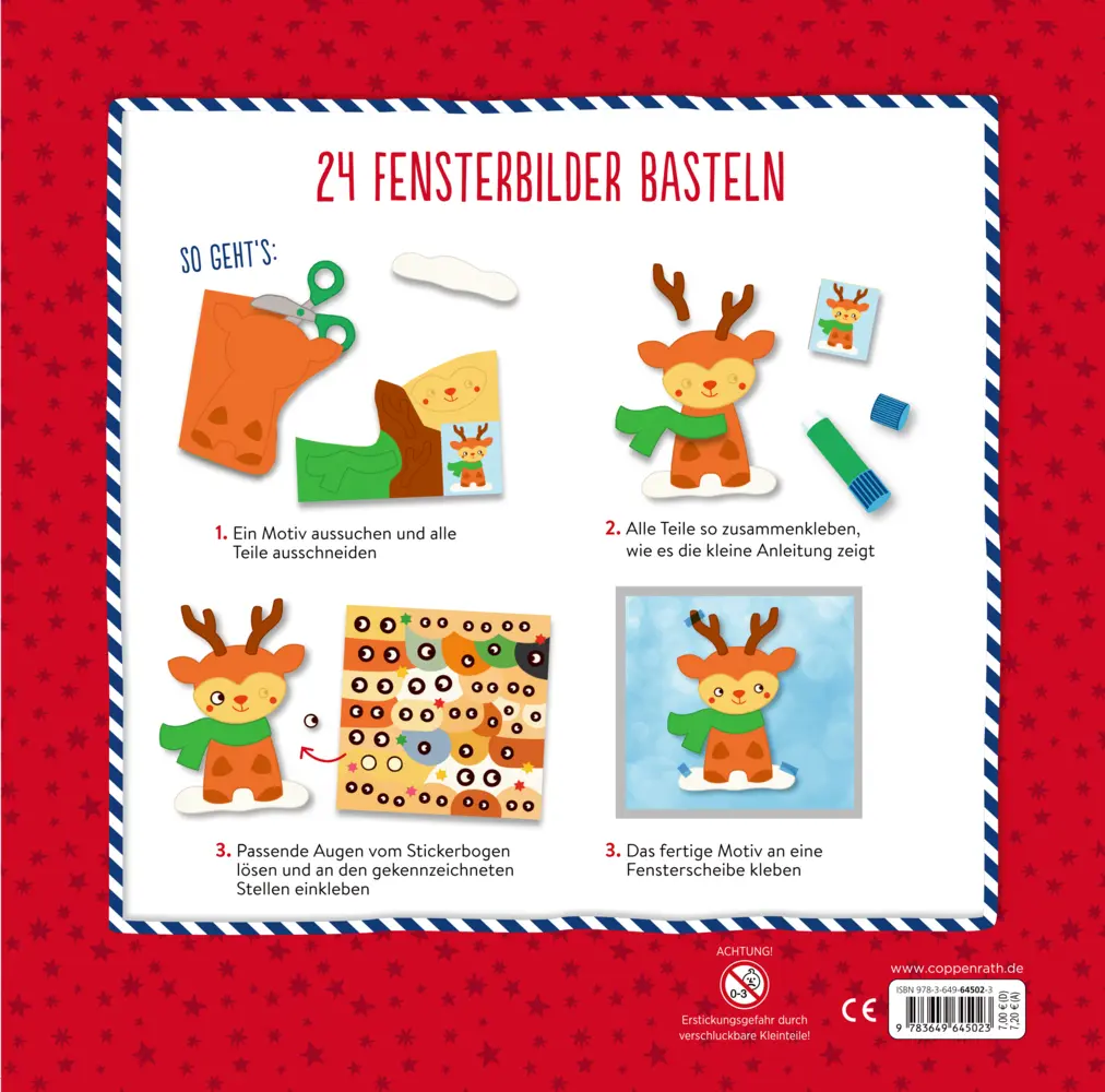 Bild: 9783649645023 | Mein bunter Winter-Bastelblock | Kristin Labuch | Kit (Bastelset)
