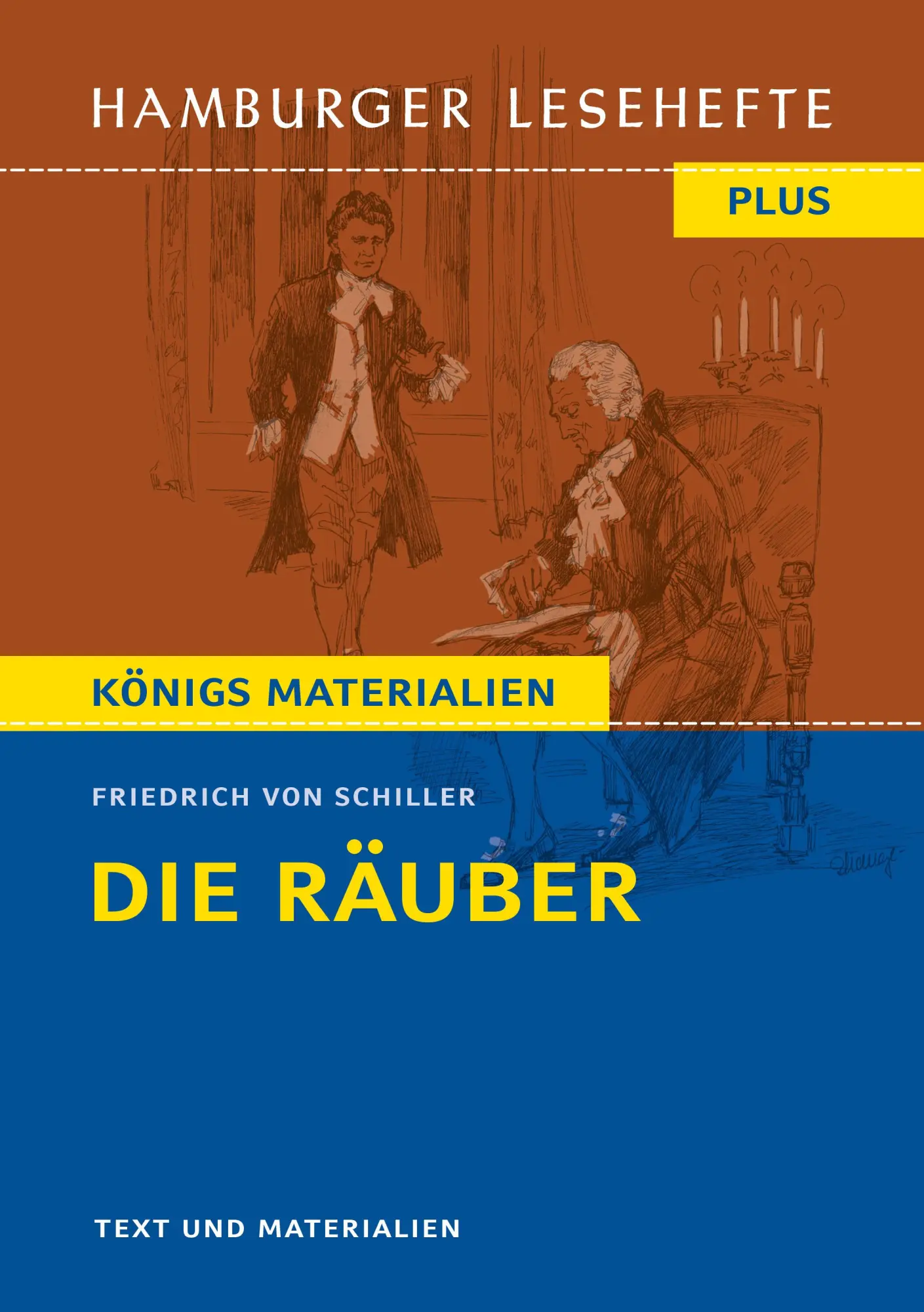 Cover: 9783872915023 | Die Räuber | Hamburger Leseheft plus Königs Materialien | Schiller