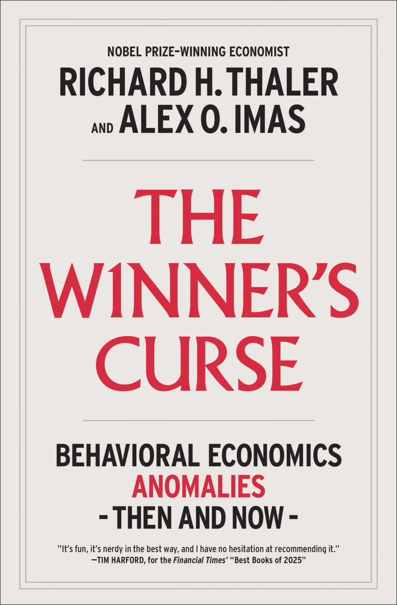 Cover: 9781982165123 | The Winner's Curse | Behavioral Economics Anomalies, Then and Now