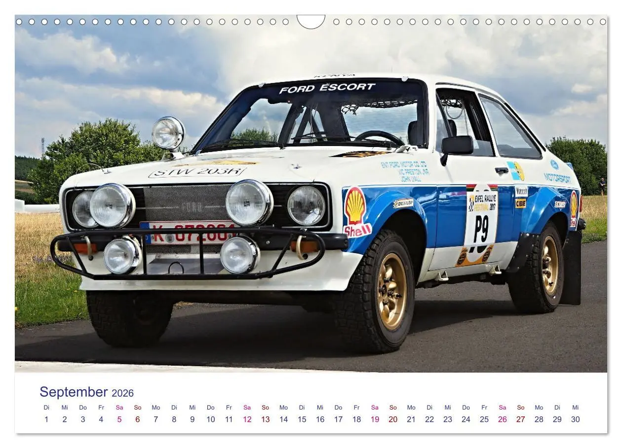 Bild: 9783457335123 | Rally Ikonen (Wandkalender 2026 DIN A3 quer), CALVENDO Monatskalender