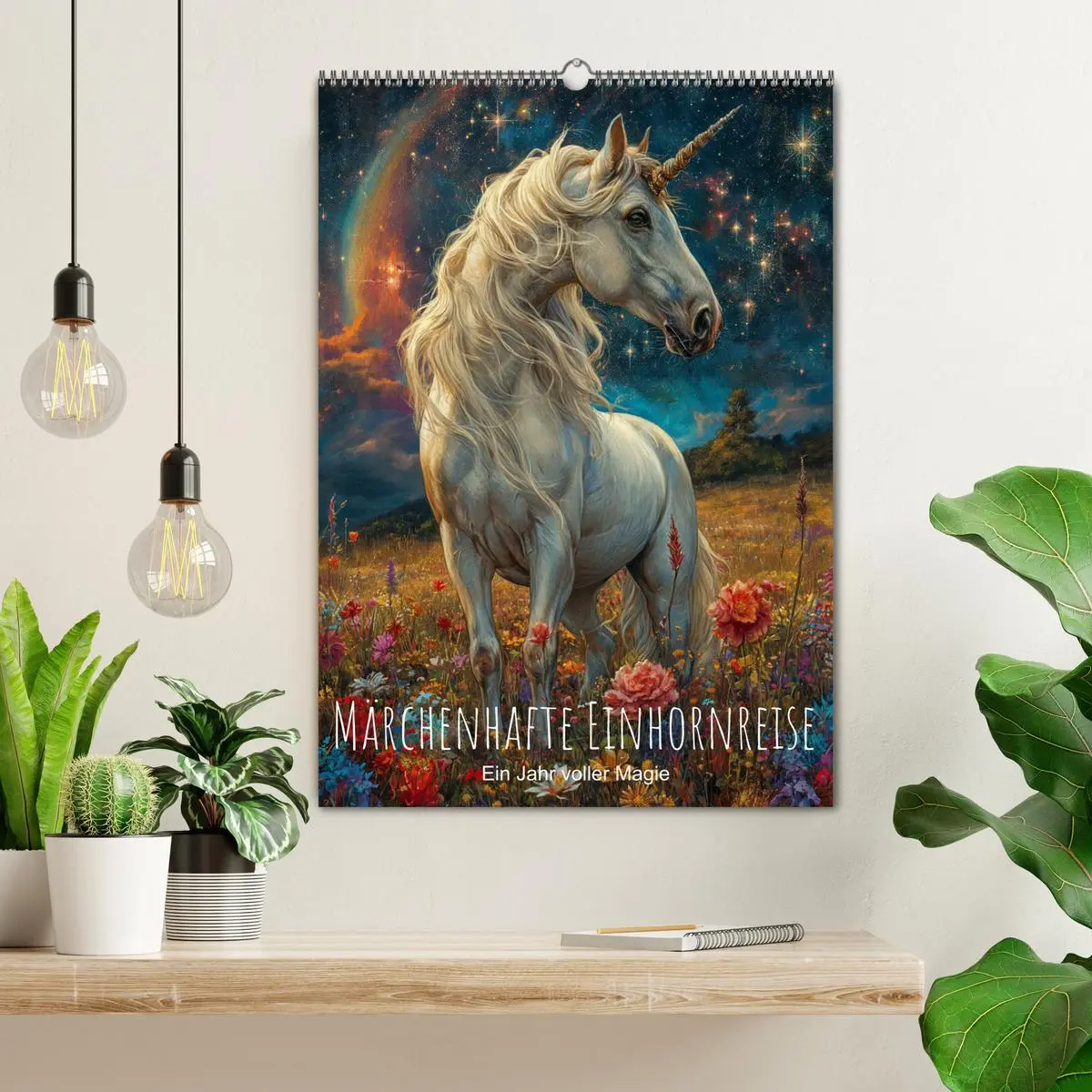 Bild: 9783516285123 | Märchenhafte Einhornreise - Ein Jahr voller Magie (Wandkalender...