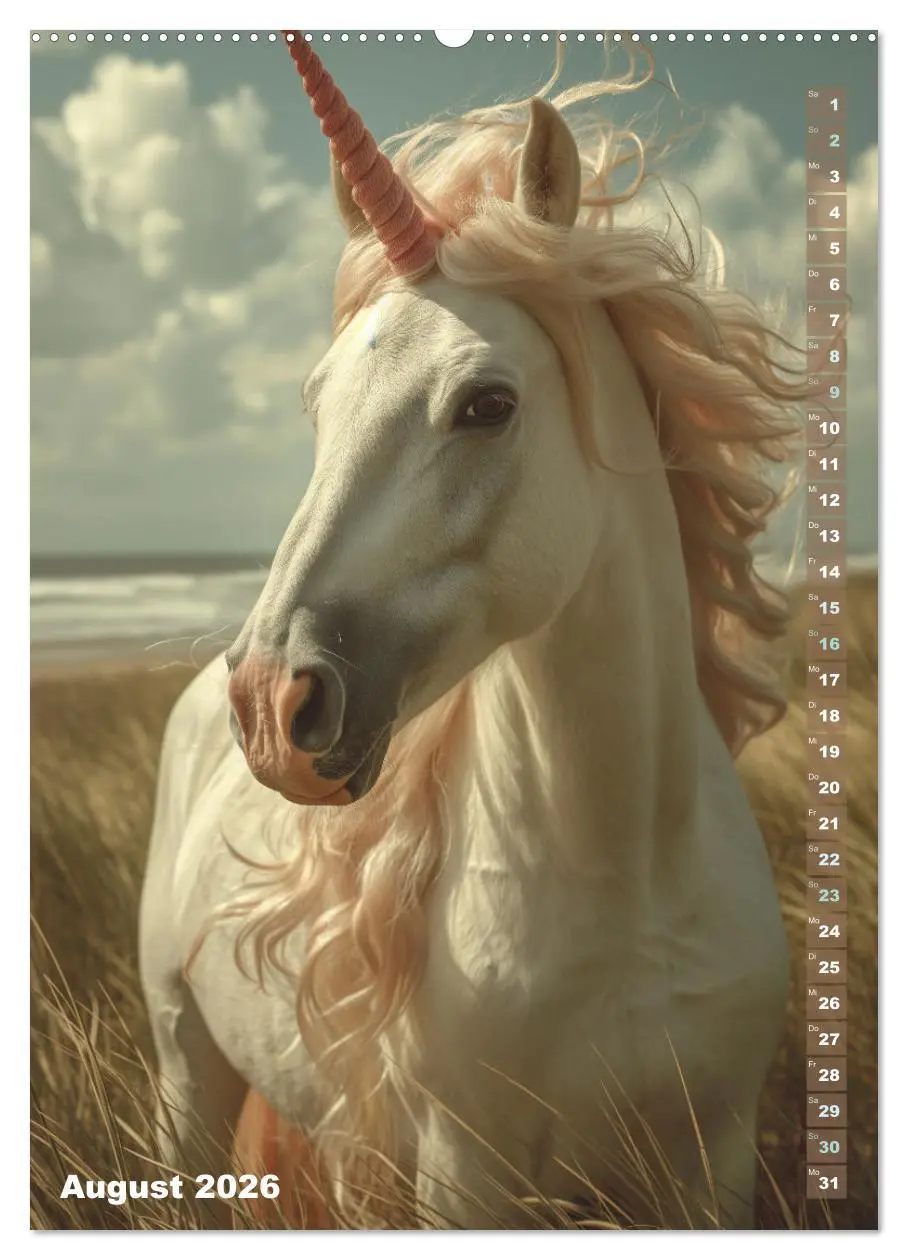 Bild: 9783516285123 | Märchenhafte Einhornreise - Ein Jahr voller Magie (Wandkalender...