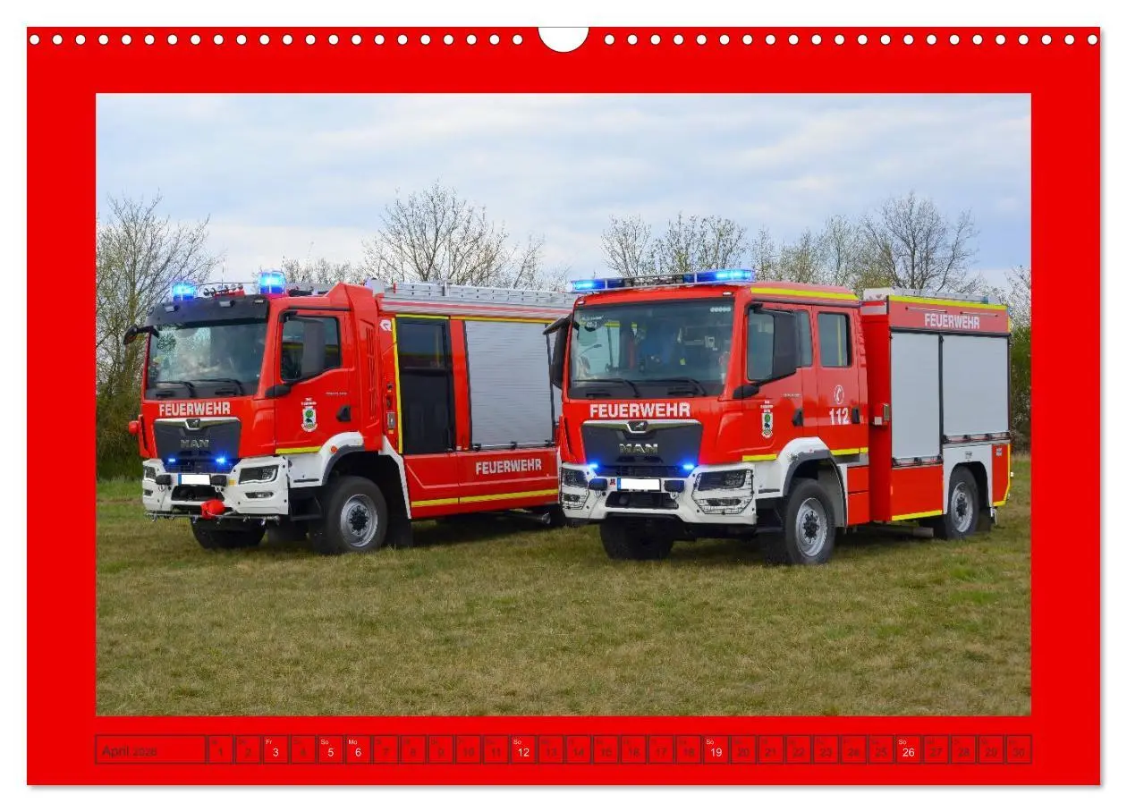 Bild: 9783516595123 | Einsatzfahrzeuge aus Sachsen und Sachsen-Anhalt (Wandkalender 2026...