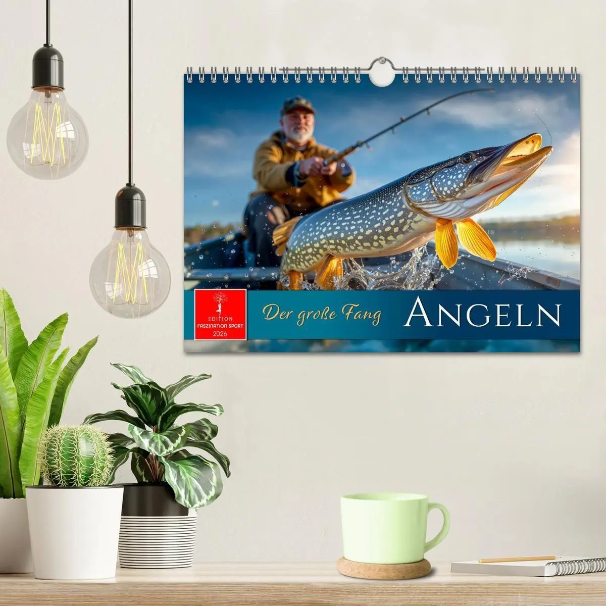 Bild: 9783516665123 | Angeln - der große Fang (Wandkalender 2026 DIN A4 quer), CALVENDO...