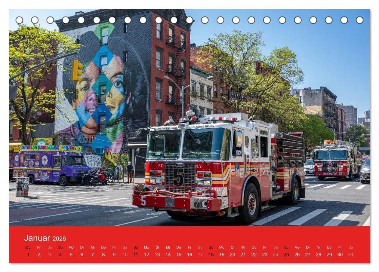 Bild: 9783516735123 | Feuerwehr New York - Heart of the City (Tischkalender 2026 DIN A5...