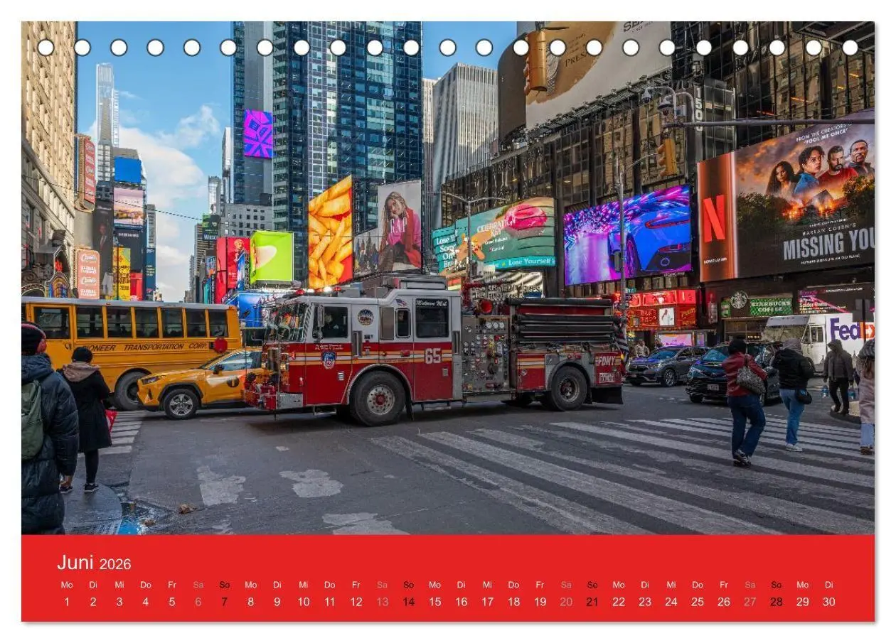 Bild: 9783516735123 | Feuerwehr New York - Heart of the City (Tischkalender 2026 DIN A5...