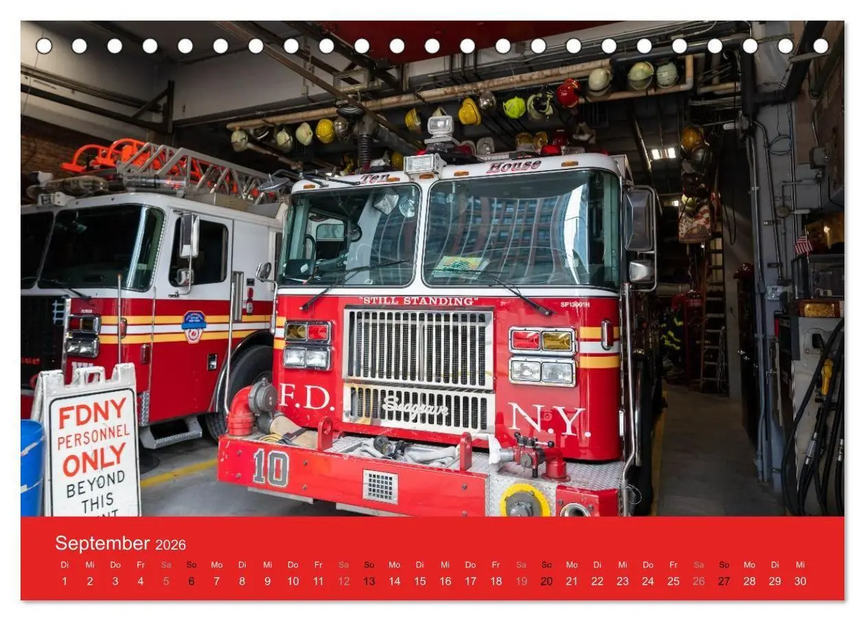 Bild: 9783516735123 | Feuerwehr New York - Heart of the City (Tischkalender 2026 DIN A5...
