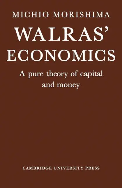 Cover: 9780521285223 | Walras' Economics | A Pure Theory of Capital and Money | Taschenbuch