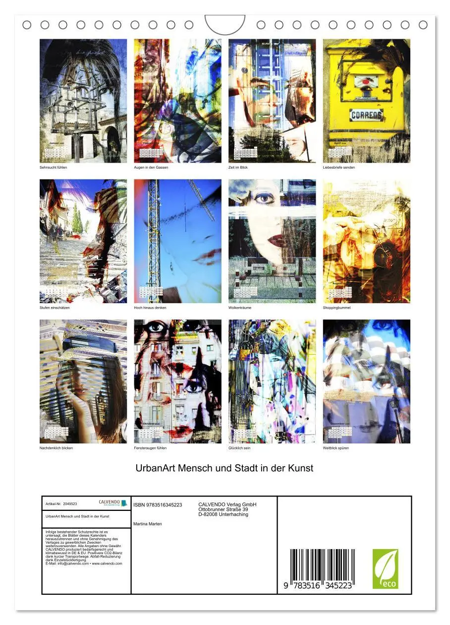 Bild: 9783516345223 | UrbanArt Mensch und Stadt in der Kunst (Wandkalender 2026 DIN A4...