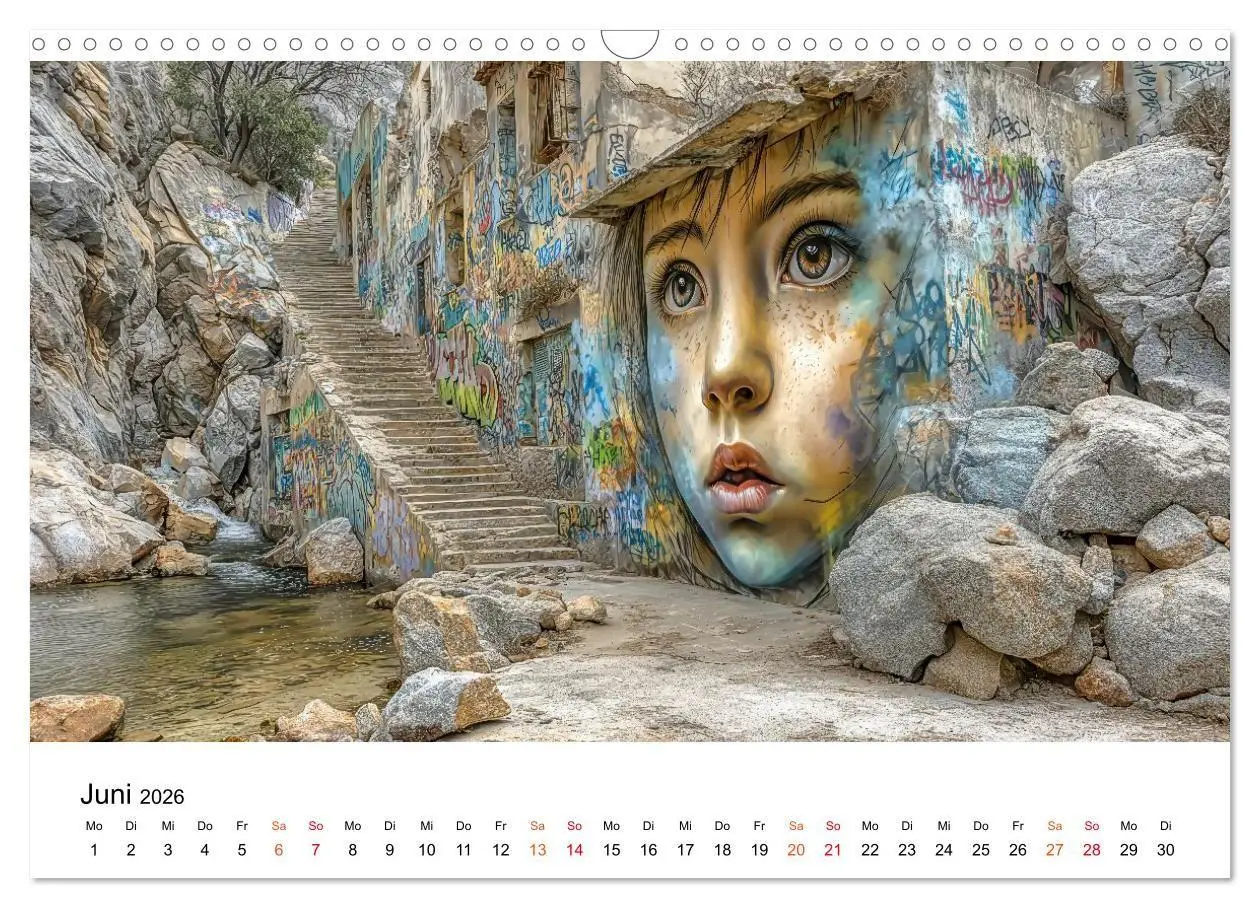 Bild: 9783516655223 | Street Art - Urban Colors (Wandkalender 2026 DIN A3 quer), CALVENDO...
