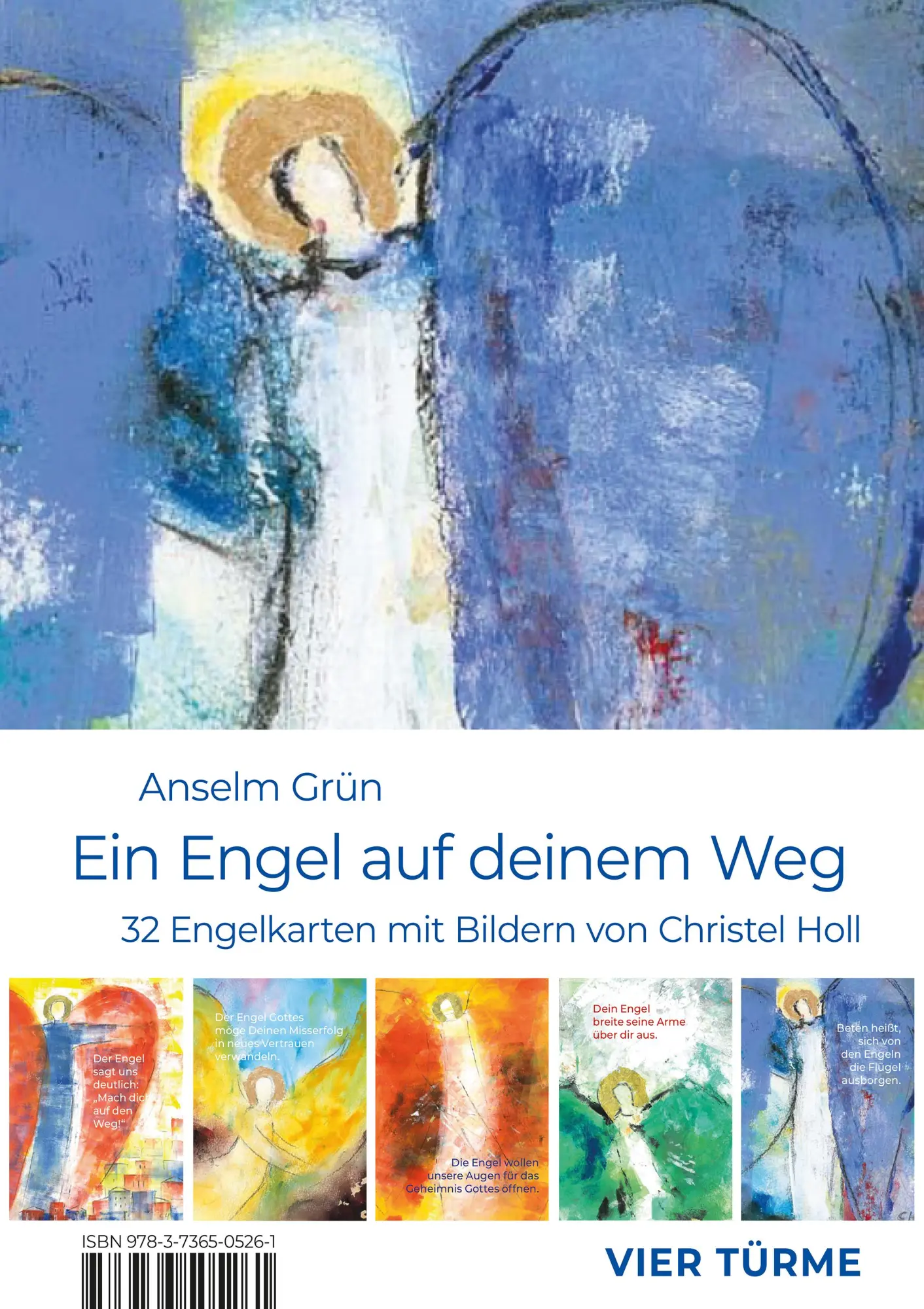 Cover: 9783736505223 | Ein Engel auf deinem Weg | Anselm Grün | Postkartenbuch, -satz | 2023