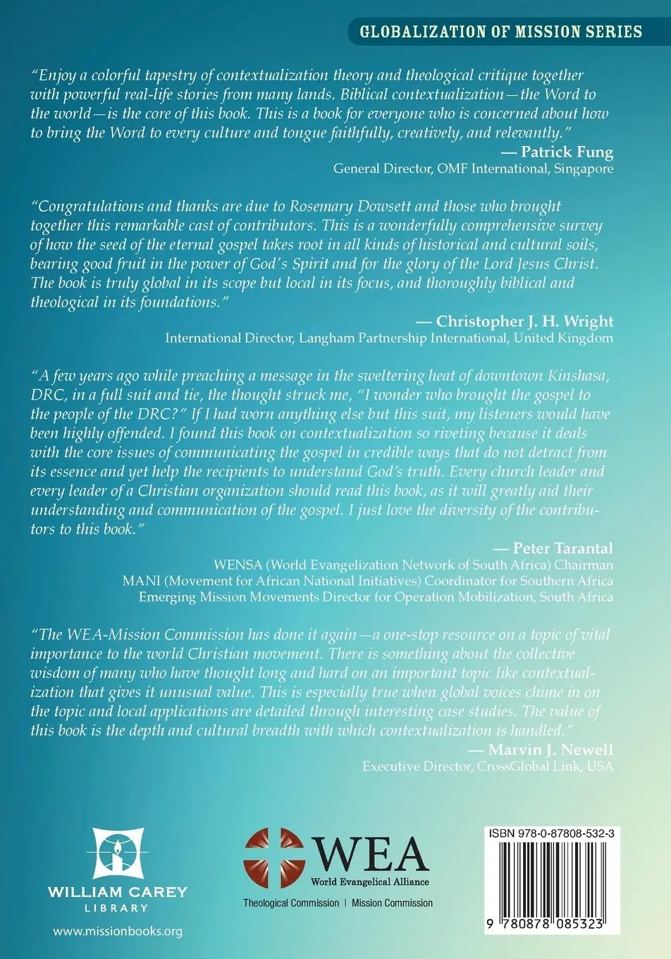 Rückseite: 9780878085323 | Global Mission | Rose Dowsett | Taschenbuch | Kartoniert / Broschiert