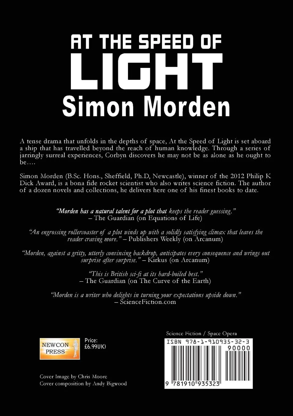 Rückseite: 9781910935323 | At The Speed of Light | Simon Morden | Taschenbuch | Englisch | 2017