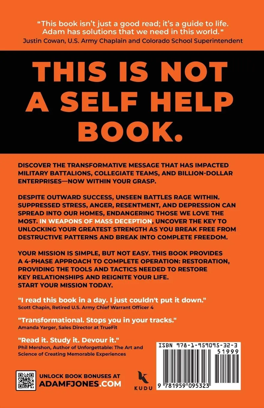 Rückseite: 9781959095323 | Weapons of Mass Deception | Adam F. Jones | Taschenbuch | Englisch