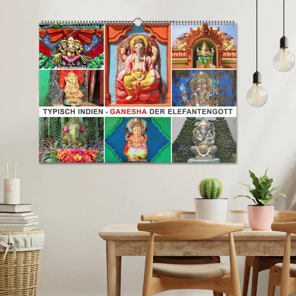 Bild: 9783457315323 | Typisch Indien - Ganesha der Elefantengott (Wandkalender 2026 DIN...