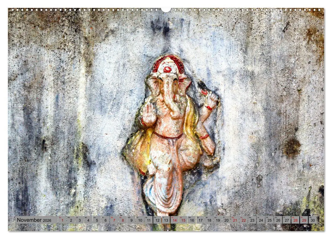 Bild: 9783457315323 | Typisch Indien - Ganesha der Elefantengott (Wandkalender 2026 DIN...