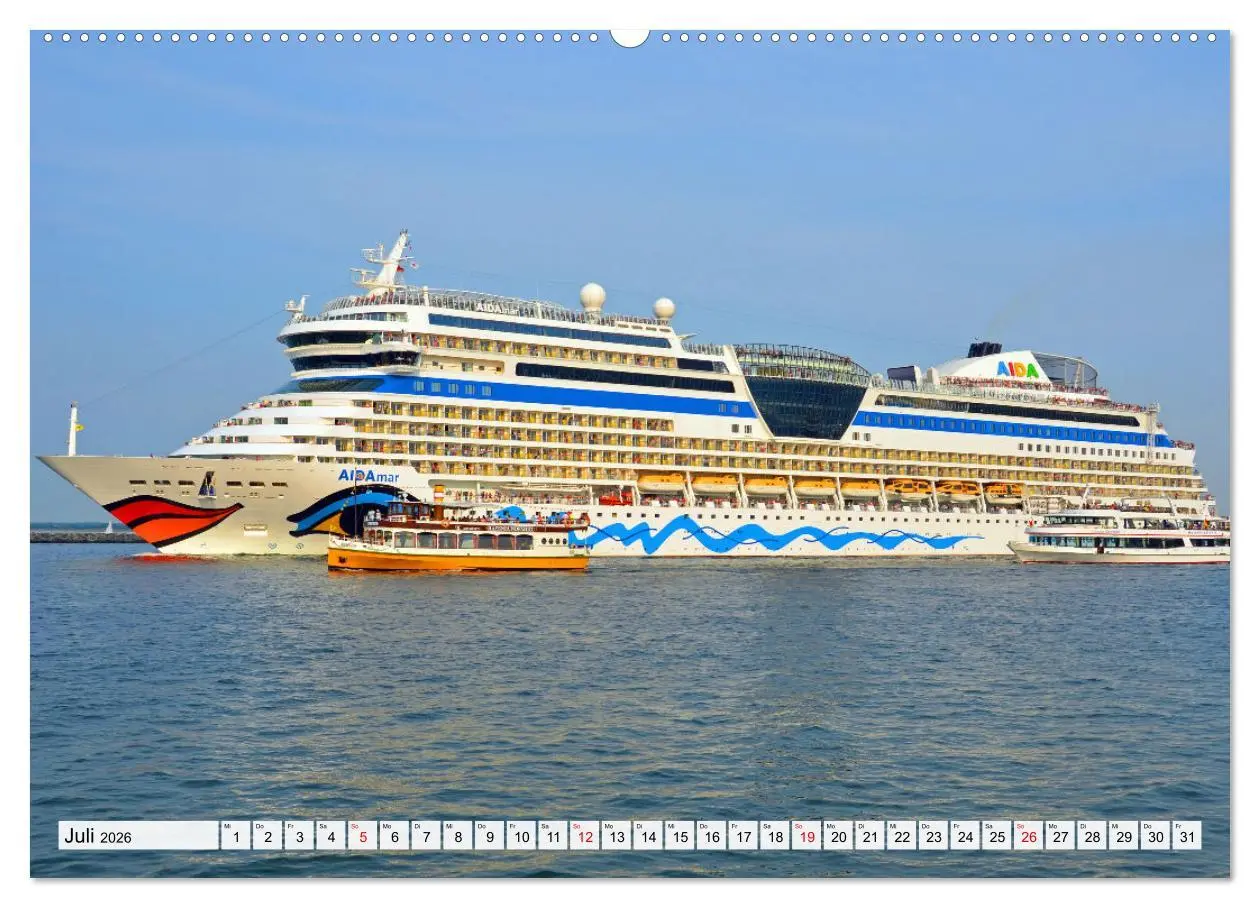 Bild: 9783457625323 | KREUZLINER im Ostseebad Warnemünde (Wandkalender 2026 DIN A2 quer),...