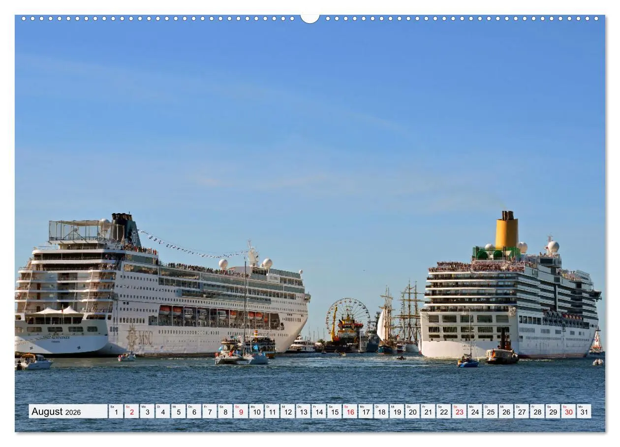 Bild: 9783457625323 | KREUZLINER im Ostseebad Warnemünde (Wandkalender 2026 DIN A2 quer),...