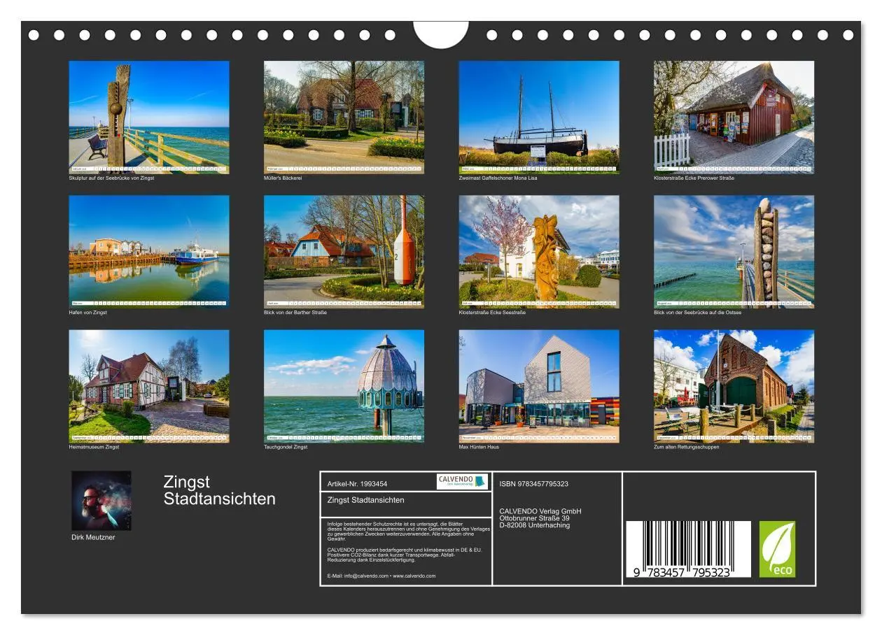 Bild: 9783457795323 | Zingst Stadtansichten (Wandkalender 2026 DIN A4 quer), CALVENDO...