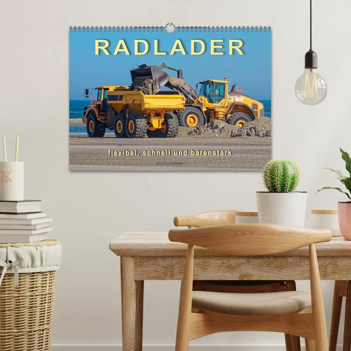Bild: 9783457935323 | Radlader - flexibel, schnell und bärenstark (Wandkalender 2026 DIN...