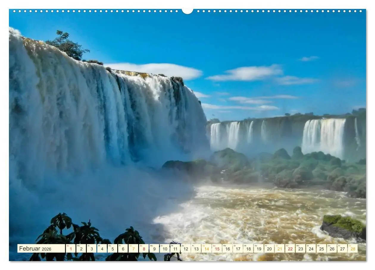 Bild: 9783516025323 | Iguazu Wasserfälle - Südamerika (Wandkalender 2026 DIN A2 quer),...