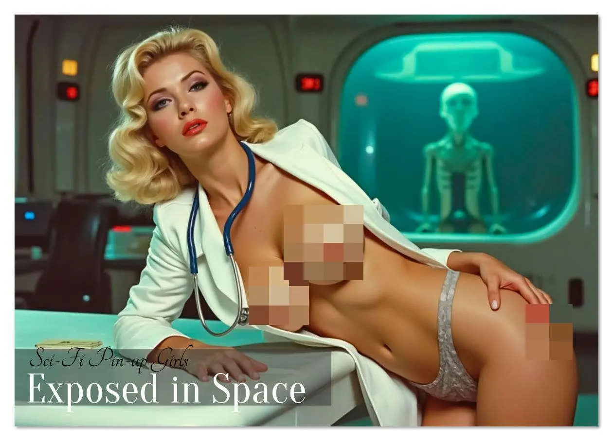Cover: 9783516645323 | Sci-Fi Pin-up Girls - Exposed in Space (Wandkalender 2026 DIN A3...