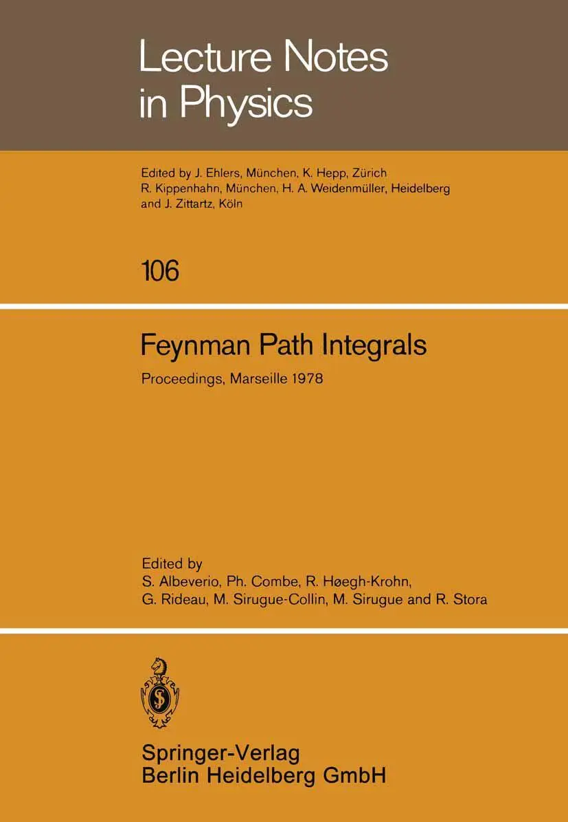 Cover: 9783540095323 | Feynman Path Integrals | S. Albeverio (u. a.) | Taschenbuch | xi