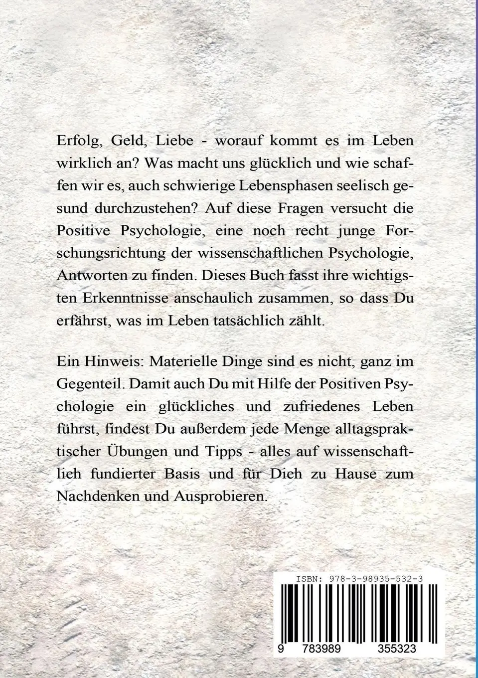Rückseite: 9783989355323 | Mehr Lebensfreude durch Positive Psychologie | Felix Hahnemann | Buch