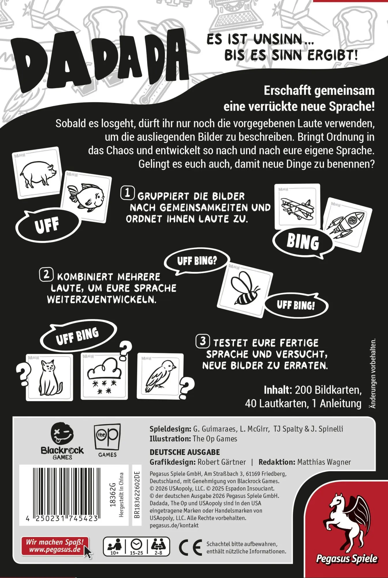 Bild: 4250231745423 | DaDaDa | Spiel | 18362G | Deutsch | 2026 | Pegasus Spiele GmbH