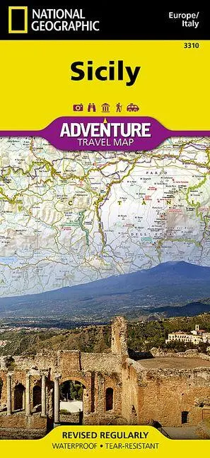 Cover: 9781566955423 | Sicily Map [Italy] | National Geographic Maps | (Land-)Karte | 2022