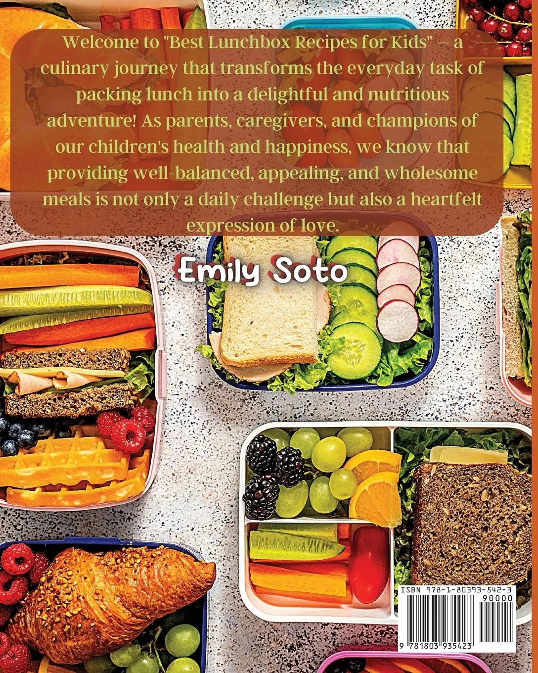Rückseite: 9781803935423 | Best Lunchbox Recipes For Kids | Emily Soto | Taschenbuch | Englisch