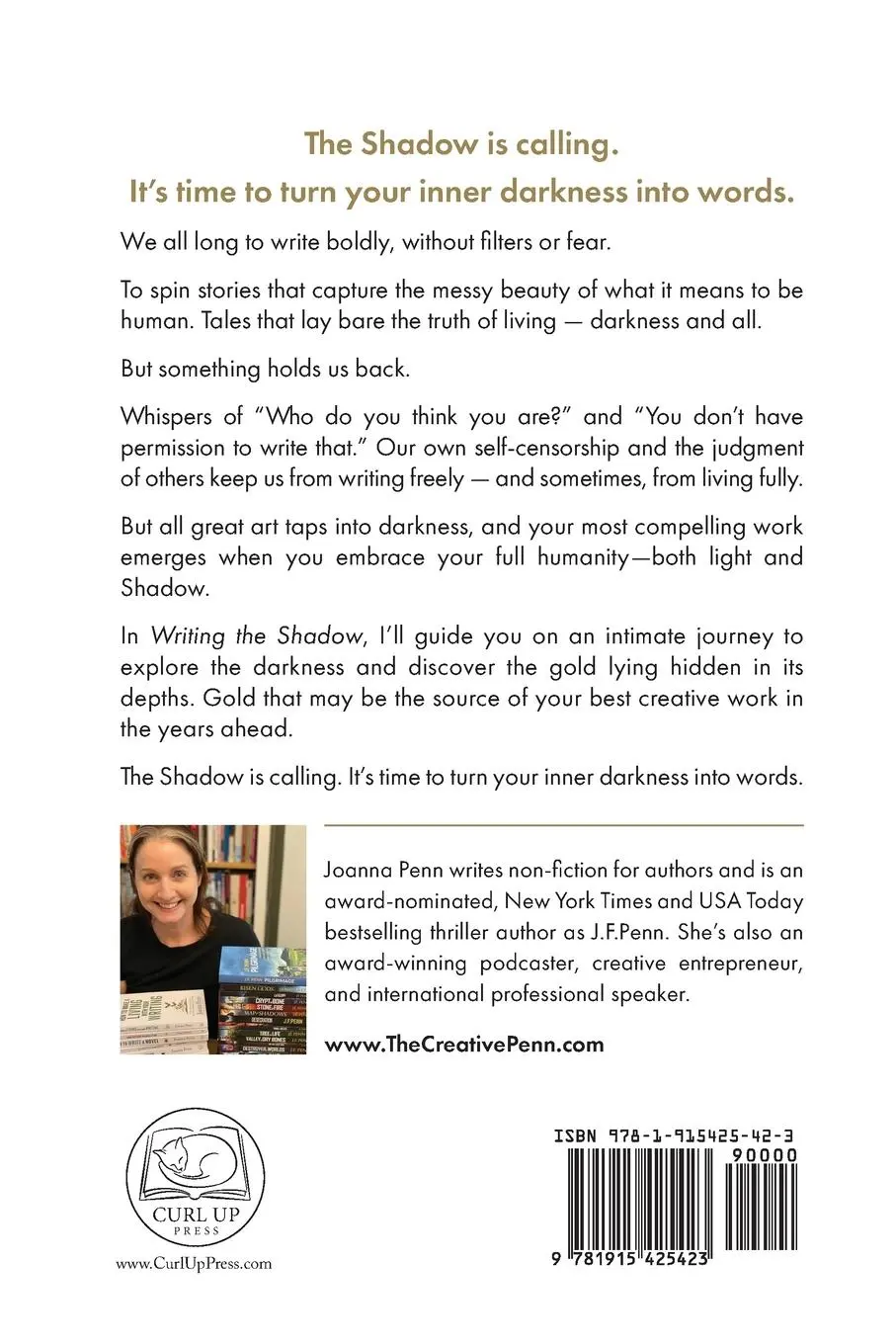 Rückseite: 9781915425423 | Writing the Shadow Large Print | Turn Your Inner Darkness Into Words