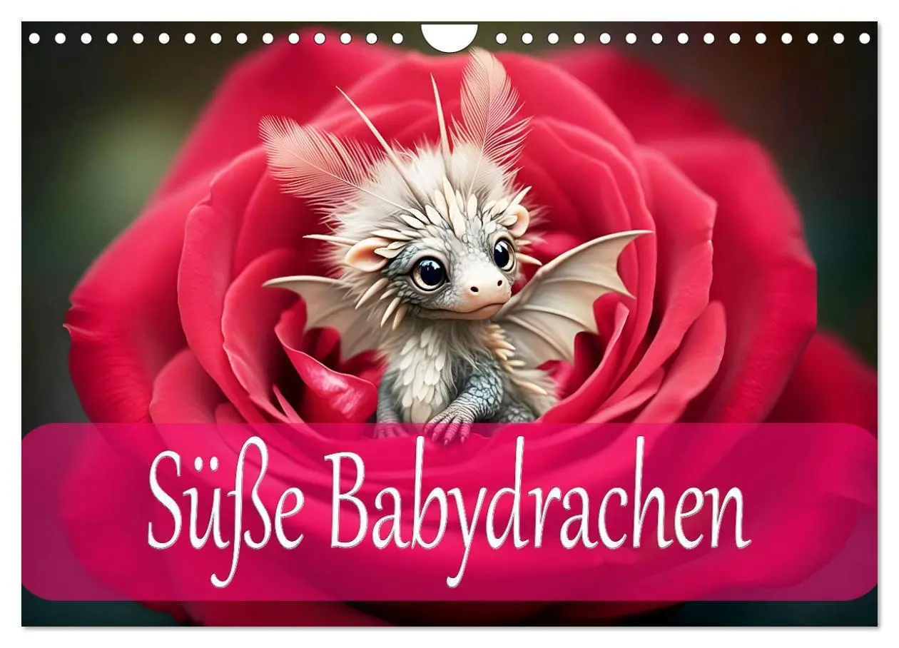 Cover: 9783457305423 | Süße Babydrachen (Wandkalender 2026 DIN A4 quer), CALVENDO...