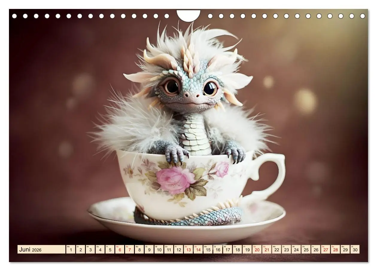 Bild: 9783457305423 | Süße Babydrachen (Wandkalender 2026 DIN A4 quer), CALVENDO...