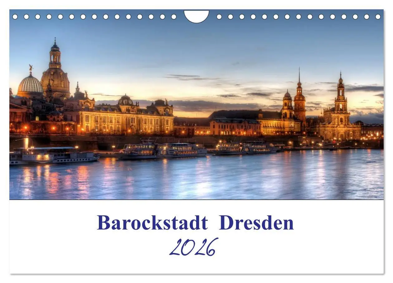 Cover: 9783457785423 | Barockstadt Dresden (Wandkalender 2026 DIN A4 quer), CALVENDO...