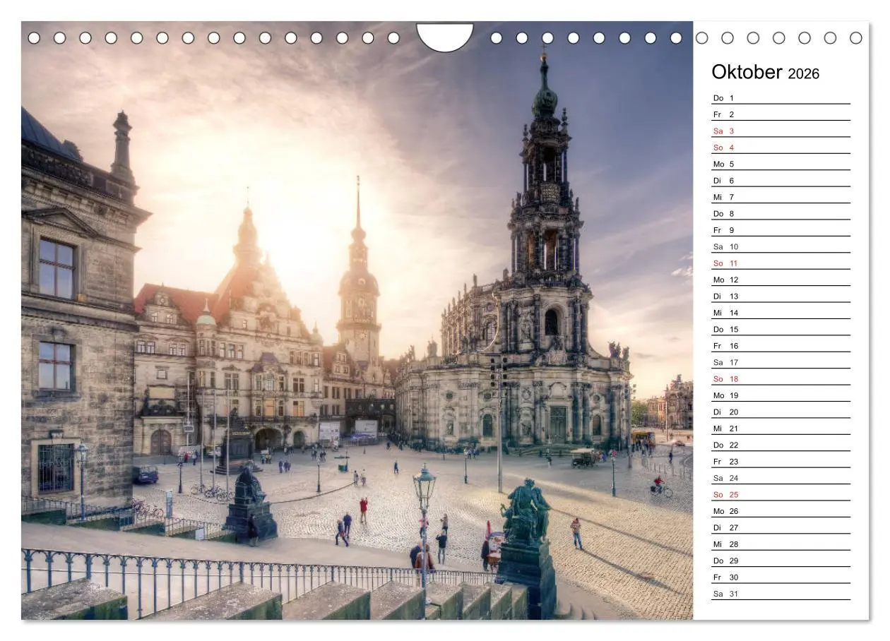 Bild: 9783457785423 | Barockstadt Dresden (Wandkalender 2026 DIN A4 quer), CALVENDO...