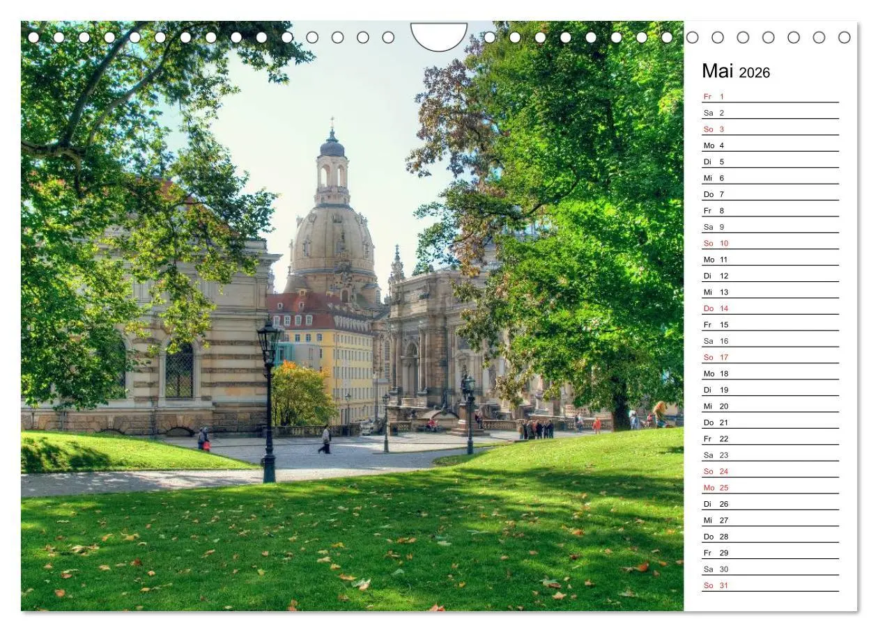 Bild: 9783457785423 | Barockstadt Dresden (Wandkalender 2026 DIN A4 quer), CALVENDO...