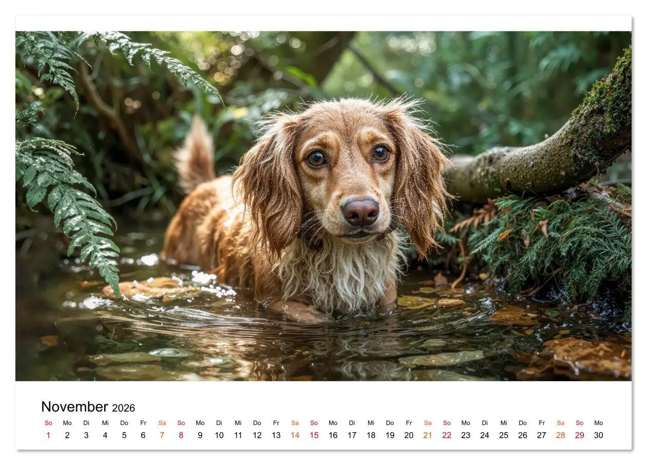 Bild: 9783516635423 | Dackel - ein Blick genügt (Tischkalender 2026 DIN A5 quer),...
