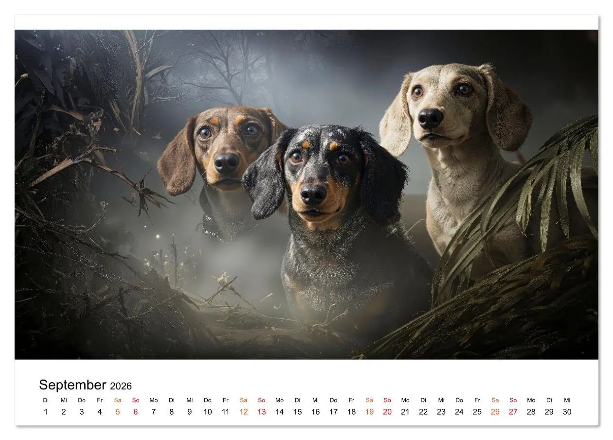 Bild: 9783516635423 | Dackel - ein Blick genügt (Tischkalender 2026 DIN A5 quer),...