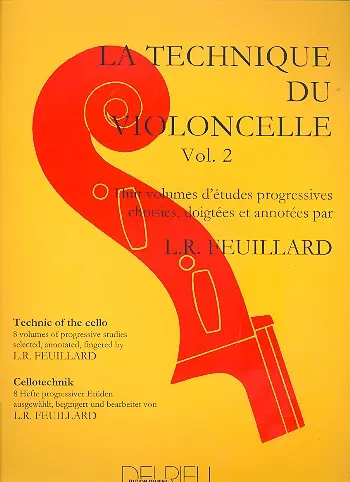 Cover: 9790231705423 | Technique Violoncelle 2 | Louis R. Feuillard | Buch | Edition Delrieu