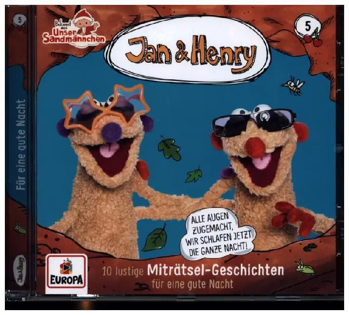 Cover: 190758095523 | Jan &amp; Henry 05. 10 lustige Miträtsel-Geschichten | Audio-CD | 48 Min.