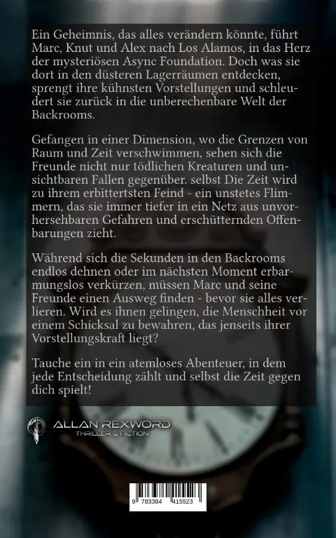 Rückseite: 9783384415523 | Backrooms Logs3: In der Zeitfalle | Allan Rexword | Taschenbuch | 2024