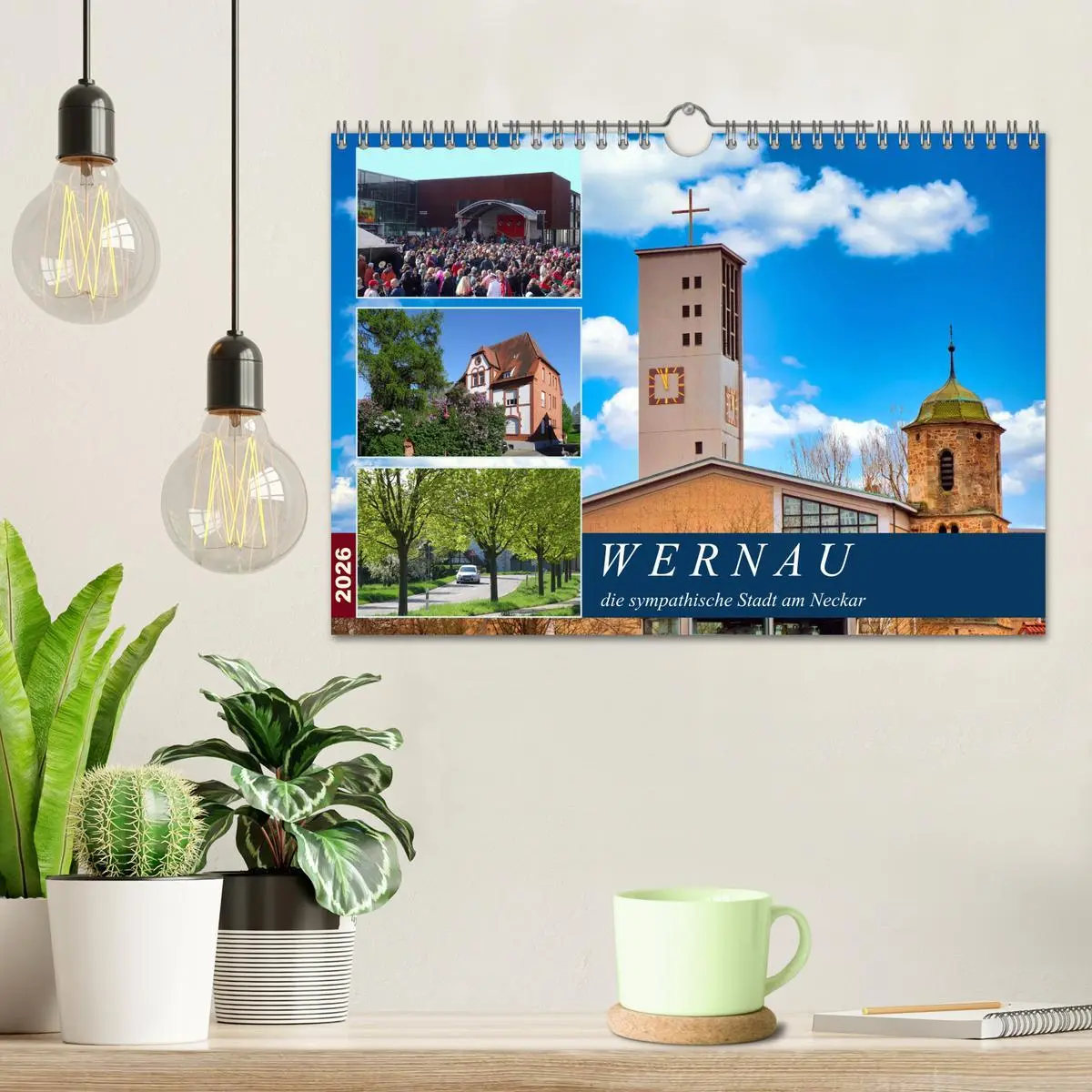 Bild: 9783457605523 | Wernau, die sympathische Stadt am Neckar (Wandkalender 2026 DIN A4...