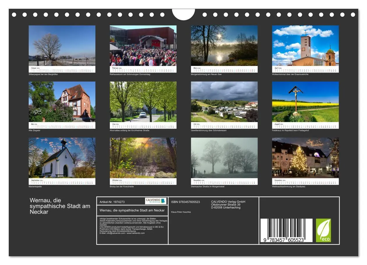 Bild: 9783457605523 | Wernau, die sympathische Stadt am Neckar (Wandkalender 2026 DIN A4...