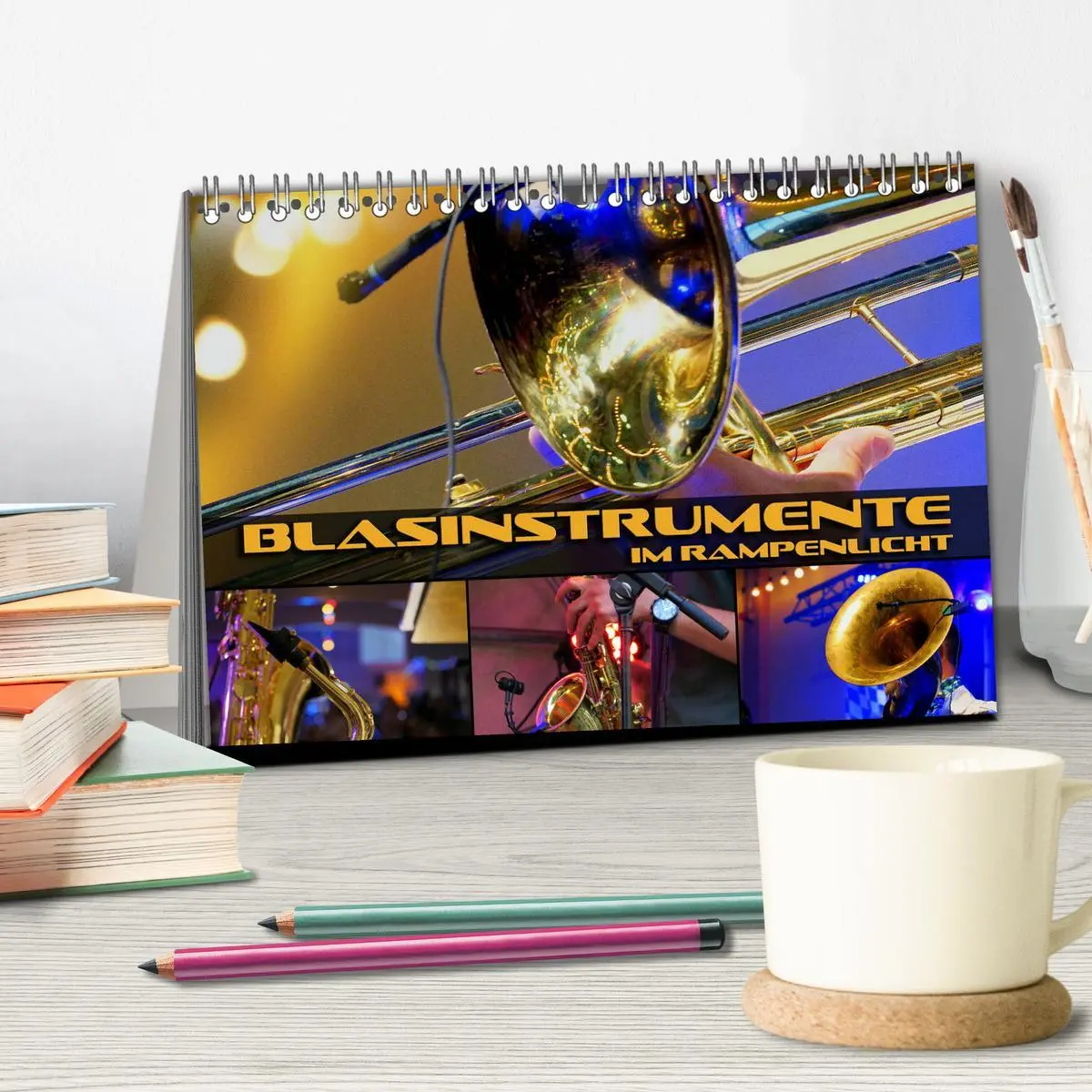 Bild: 9783457845523 | Blasinstrumente im Rampenlicht (Tischkalender 2026 DIN A5 quer),...